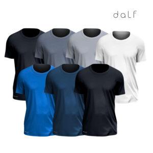 Combo 7 Camisetas DalfTech Masculina - Anti Suor e Anti Odor