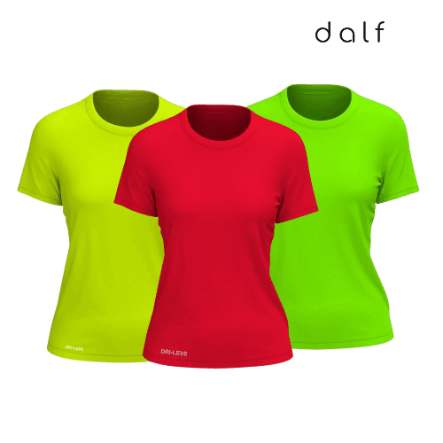 Amarelo Neon - Vermelho - Verde Neon