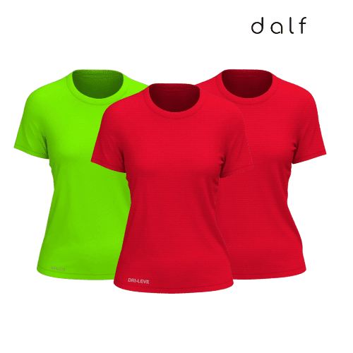 2 Vermelho - Verde Neon
