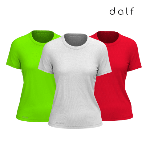 Verde Neon - Branco - Vermelho