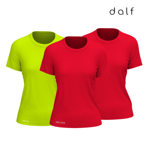 2 Vermelho - Amarelo Neon