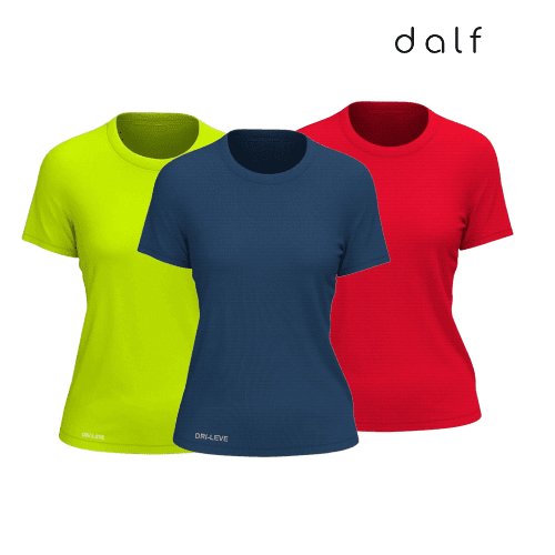 Amarelo Neon - Azul Marinho - Vermelho
