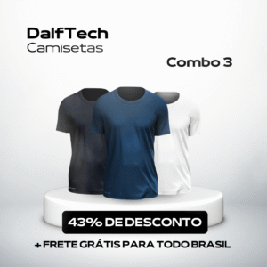 Combo 3 Camisas DalfTech – Anti Suor e Anti Odor